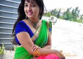Roshini Half Saree Photoshoot photo 7