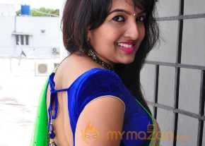 Roshini Half Saree Photoshoot photo 5