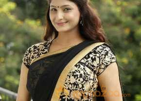 Sagarika Beautiful Black Saree Pics