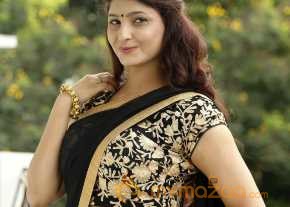 Sagarika Beautiful Black Saree Pics photo 2