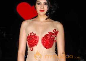  Sakshi Choudhary Photo Shoot On Transparent Red Dress  photo 2