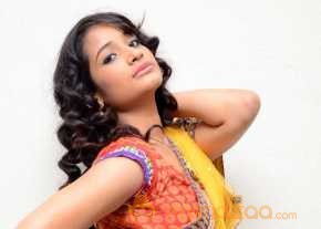  Santhoshi Sharma  Half Saree Pics 