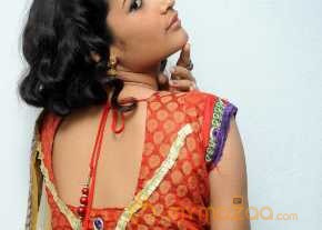 Santhoshi Sharma Half Saree Pics photo 4