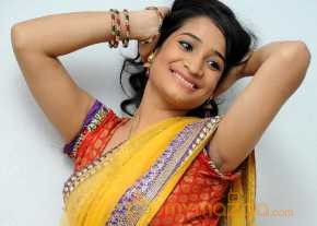 Santhoshi Sharma Half Saree Pics photo 6