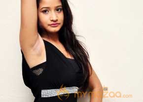 Santhoshi Sharma Photoshoot In Black Dress photo 6