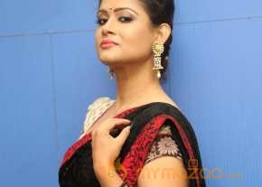  Shilpa Chakraborty Black Saree Pics  photo 13