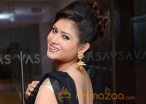  Shilpa Chakraborty Black Saree Pics  photo 8