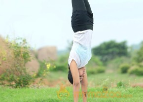 Smitha International Yoga Day Photo Shoot Stills