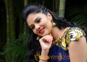 Srimukhi Photoshoot At Chandrika Movie Release Date Press Meet photo 2