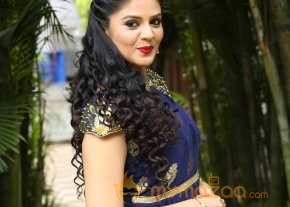Srimukhi Photoshoot At Chandrika Movie Release Date Press Meet photo 4