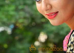 Srimukhi Photoshoot At Dhanalakshmi Talupu Tadithey Press Meet photo 2