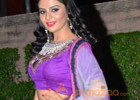  Srimukhi Photoshoot On Purple Midi Skirt  photo 10