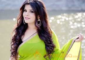 Swasti Semwal Green Saree Images