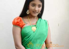 Ulka Gupta Photoshoot On Green Color Half Saree photo 4