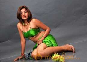 Vinisha Naidu Green Dress Pictures photo 18