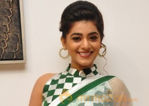 Yamini Bhaskar Hot Light Green Saree Pics photo 10