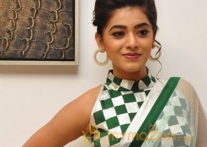 Yamini Bhaskar Hot Light Green Saree Pics photo 21