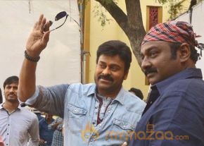 #KhaidiNo150 Last Day Shooting Stills photo 4