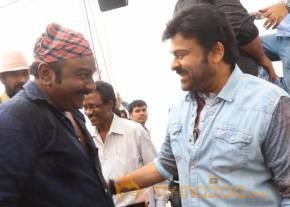 #KhaidiNo150 Last Day Shooting Stills photo 3