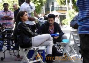 Akhil Movie Working Stills photo 5