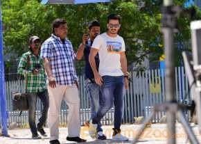 Akhil Movie Working Stills photo 12