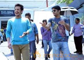 Akhil Movie Working Stills photo 23