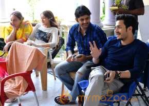 Akhil Movie Working Stills photo 21