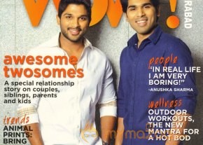Allu Arjun & Allu Sirish WOW Magazine Stills  photo 3