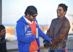 Allu Arjun & Jr.NTR At Spain Stills  photo 5