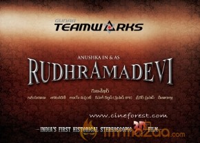 Anushka Rudramadevi movie first look poster photo 3