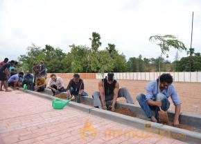 Baahubali Team participated in Haritha Haram Program | Prabhas, Rana and SS Rajamouli photo 7