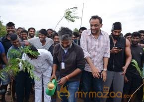 Baahubali Team participated in Haritha Haram Program | Prabhas, Rana and SS Rajamouli photo 8
