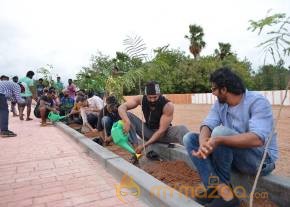 Baahubali Team participated in Haritha Haram Program | Prabhas, Rana and SS Rajamouli photo 9