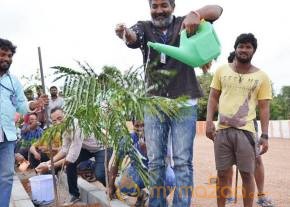 Baahubali Team participated in Haritha Haram Program | Prabhas, Rana and SS Rajamouli photo 10