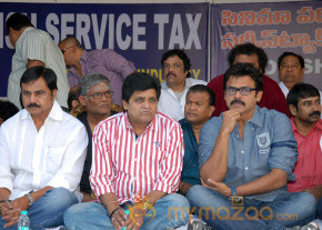 Celebs at Protest Against Service Tax - Photos