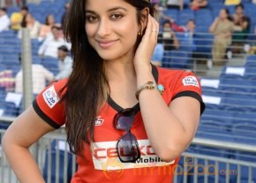 Celebs At Telugu Warriors Vs Bhojpuri Dabanggs CCL 3 Match   photo 14