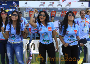 Celebs At Telugu Warriors Vs Bhojpuri Dabanggs CCL 3 Match   photo 60