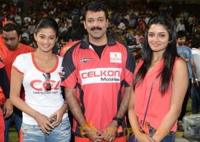 Celebs At Telugu Warriors Vs Bhojpuri Dabanggs CCL 3 Match   photo 50