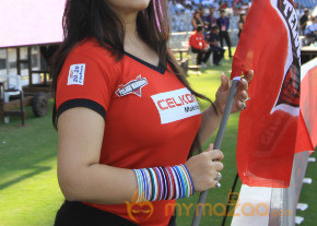 Celebs At Telugu Warriors Vs Bhojpuri Dabanggs CCL 3 Match   photo 34