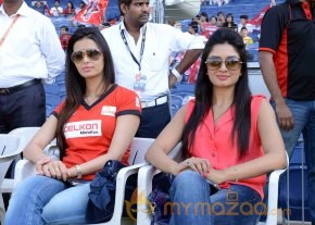 Celebs At Telugu Warriors Vs Bhojpuri Dabanggs CCL 3 Match   photo 71