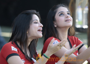 Celebs At Telugu Warriors Vs Bhojpuri Dabanggs CCL 3 Match   photo 77