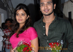 Colours Swathi and Nikhil At Naturals Opening phoots photo 18