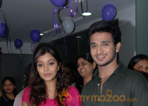 Colours Swathi and Nikhil At Naturals Opening phoots photo 5
