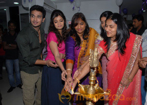 Colours Swathi and Nikhil At Naturals Opening phoots photo 28