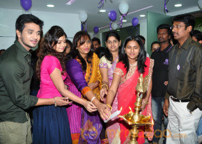 Colours Swathi and Nikhil At Naturals Opening phoots photo 24