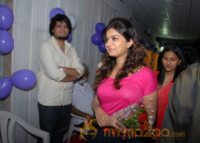 Colours Swathi and Nikhil At Naturals Opening phoots photo 19