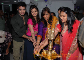 Colours Swathi and Nikhil At Naturals Opening phoots photo 31