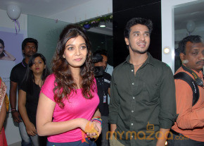 Colours Swathi and Nikhil At Naturals Opening phoots photo 16