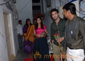 Colours Swathi and Nikhil At Naturals Opening phoots photo 2