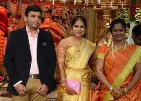 Director Siva Nageswara Rao Daughter Wedding Reception photo 2